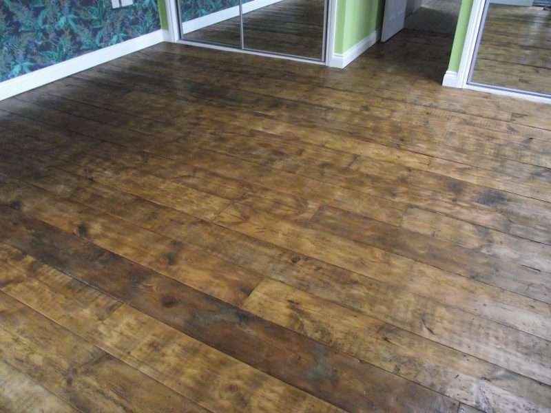 Rustic Floorboards, Waxed & Buffed