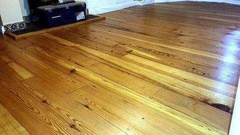 Reclaimed Pitch Pine Floorboards