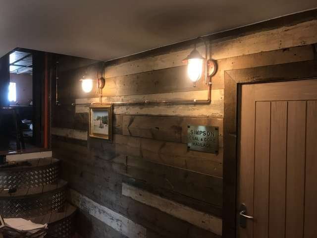 rustic wood cladding