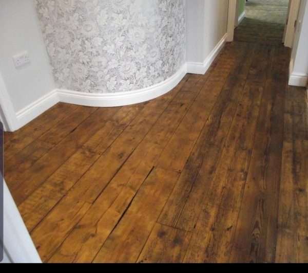 Rustic Floorboards, Waxed & Buffed