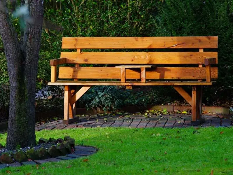 backyard bench chair