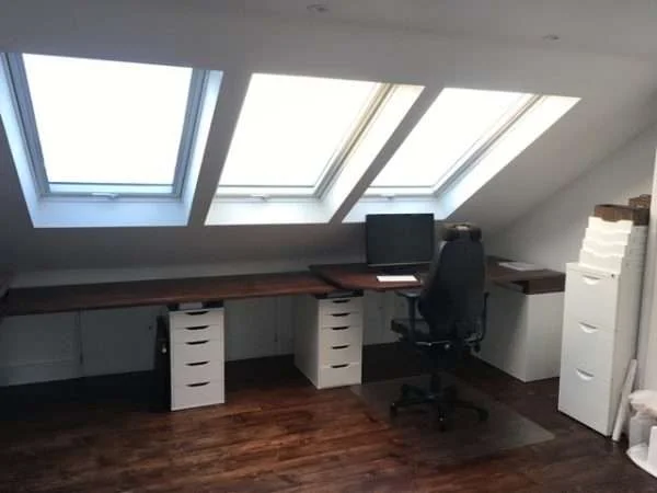 reclaimed pine flooring skylight