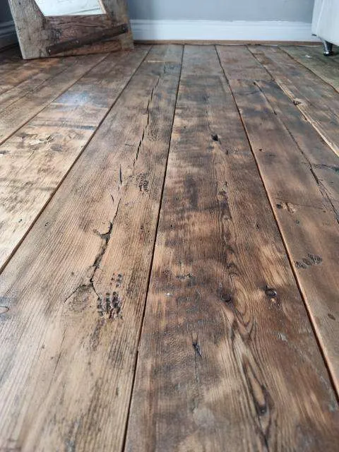 Flooring Laid In A Room