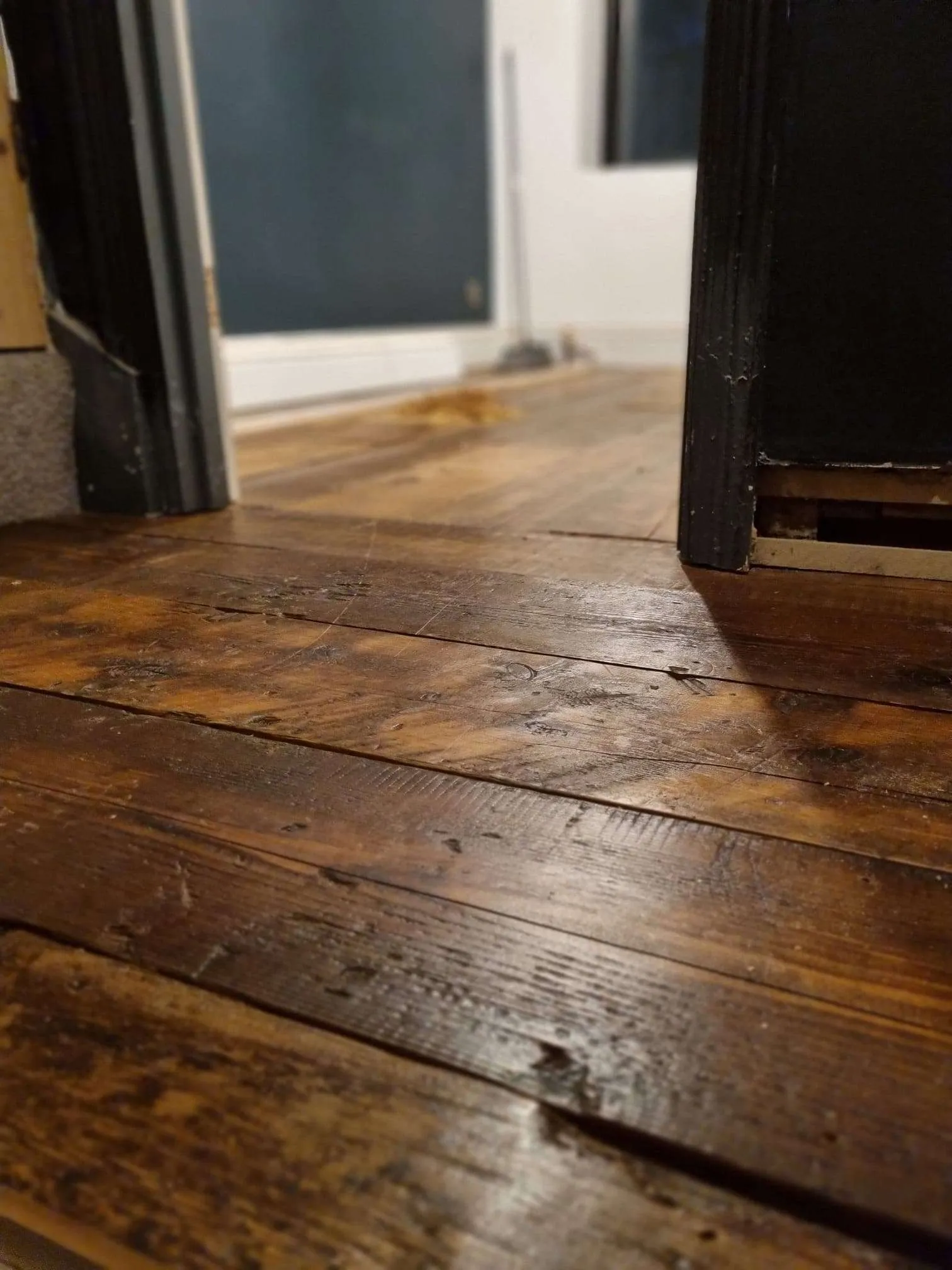 Reclaimed Rustic Pine Floorboards