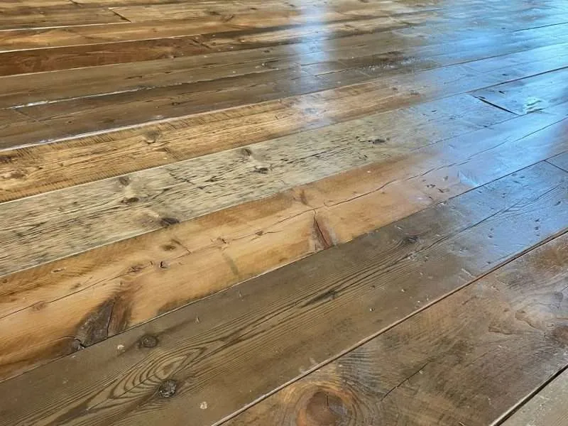 Reclaimed Rustic Pine Floorboards