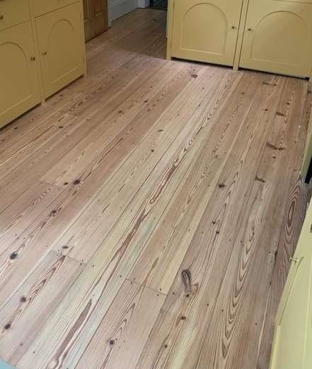 Reclaimed Pitch Pine Floorboards
