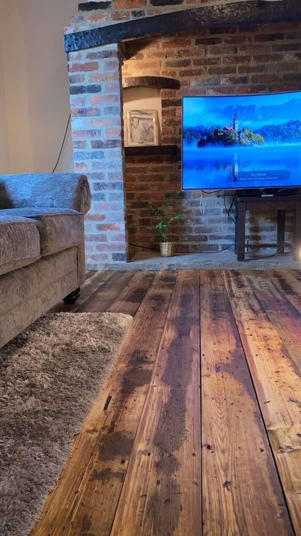 Reclaimed Rustic Mill Board Century Pine Floorboards
