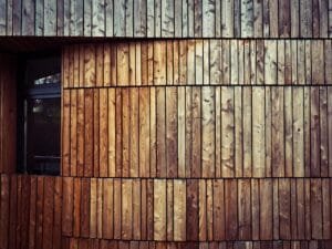 wooden panelling