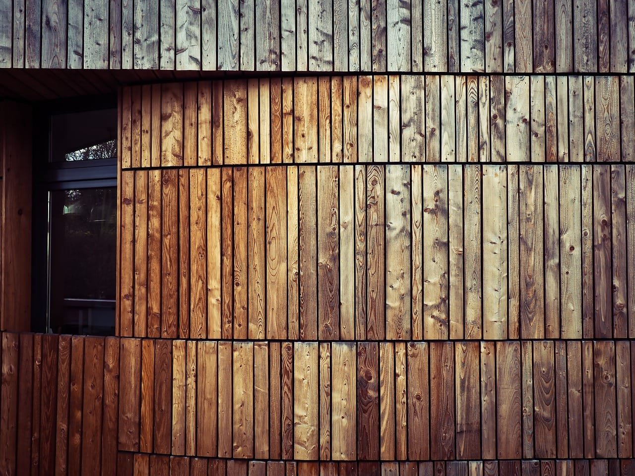 wooden panelling